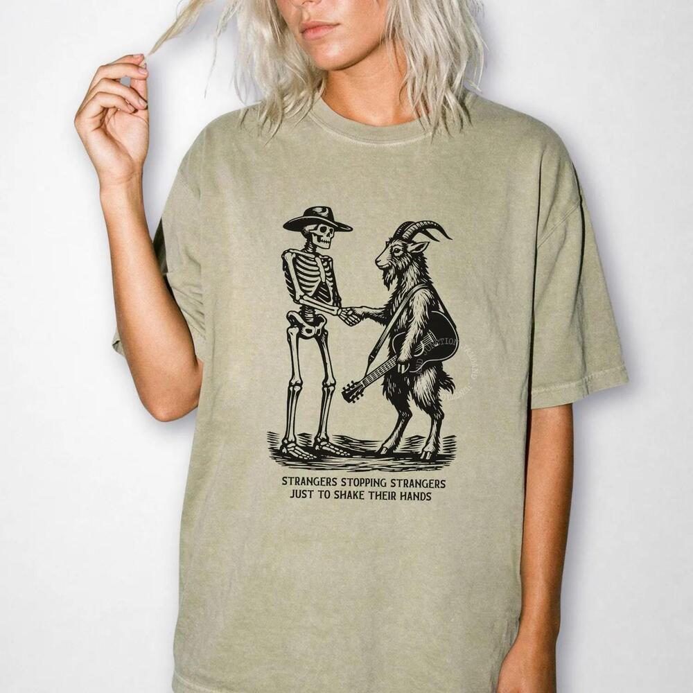 Strangers Stopping Strangers T Shirt Billy Strings Grateful Dead Shakedown